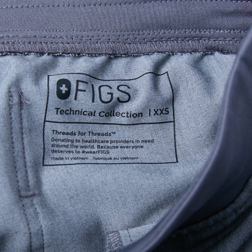 Figs Zamora Jogger Scrub Pants Technical Collection Heather Gray XXS unisex - Picture 4 of 10